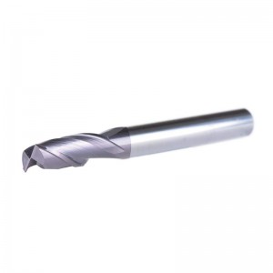 2 fløjter 1/4 tommer Shank Square Neseende Mølle Carbide CNC Upcut Router Bits Tiain Coated, 2 1/2 inches Length